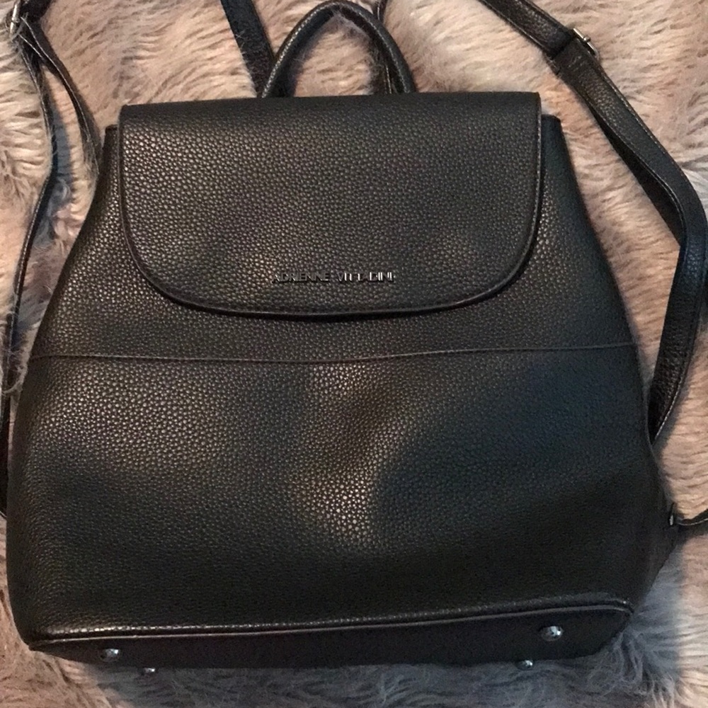 NWOT Adrienne Vittadini vegan Leather backpack
